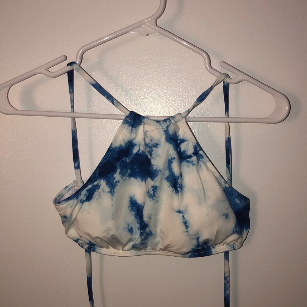 Bikini Lab Halter Marble Swim Top
